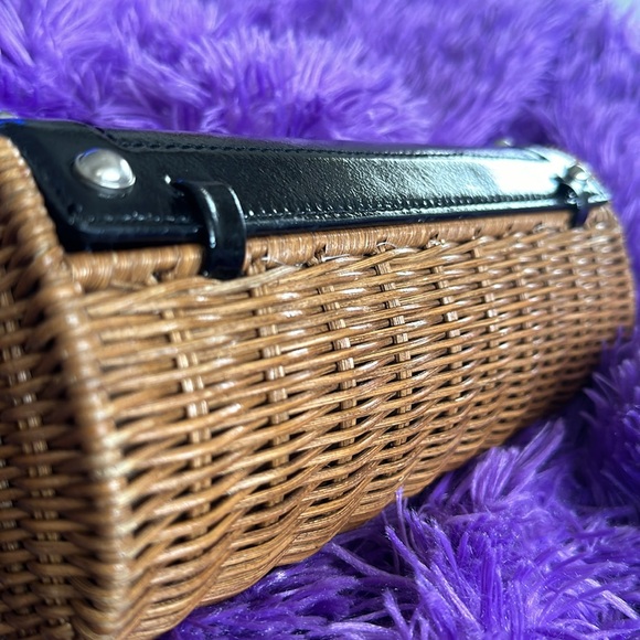 Michael Kors Basket Weave Santorini Clutch - Picture 9 of 10